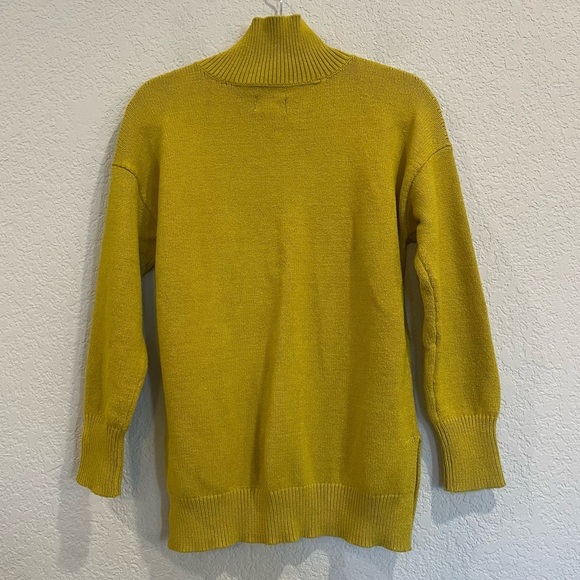Anthropologie Maeve Crystal Sweater Tunic in Chartreuse - Picture 7 of 10